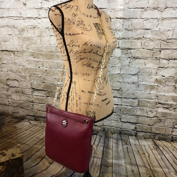 TORY BURCH WhipStitch Logo Swingpack Handbag - Picture 5 of 8